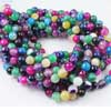 Natural Multi Chalcedony Faceted Round Ball Beads Strand Length is 14 Inches & Sizes from 8mm approx.